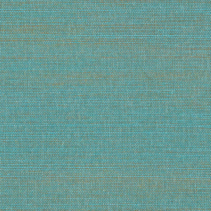 Hemp Shimmer wallpaper in aqua shimmer color - pattern number 5007876 - by Schumacher in the Quiet Beauty collection