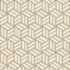 Tumbling Blocks wallpaper in greige color - pattern number 5007960 - by Schumacher in the The Smart Set collection
