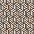 Tumbling Blocks wallpaper in chocolate color - pattern number 5007963 - by Schumacher in the The Smart Set collection