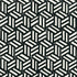 Tumbling Blocks wallpaper in black color - pattern number 5007964 - by Schumacher in the The Smart Set collection
