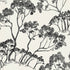 Timber fabric in black and white color - pattern number 5007980 - by Schumacher in the Drawn from Nature collection