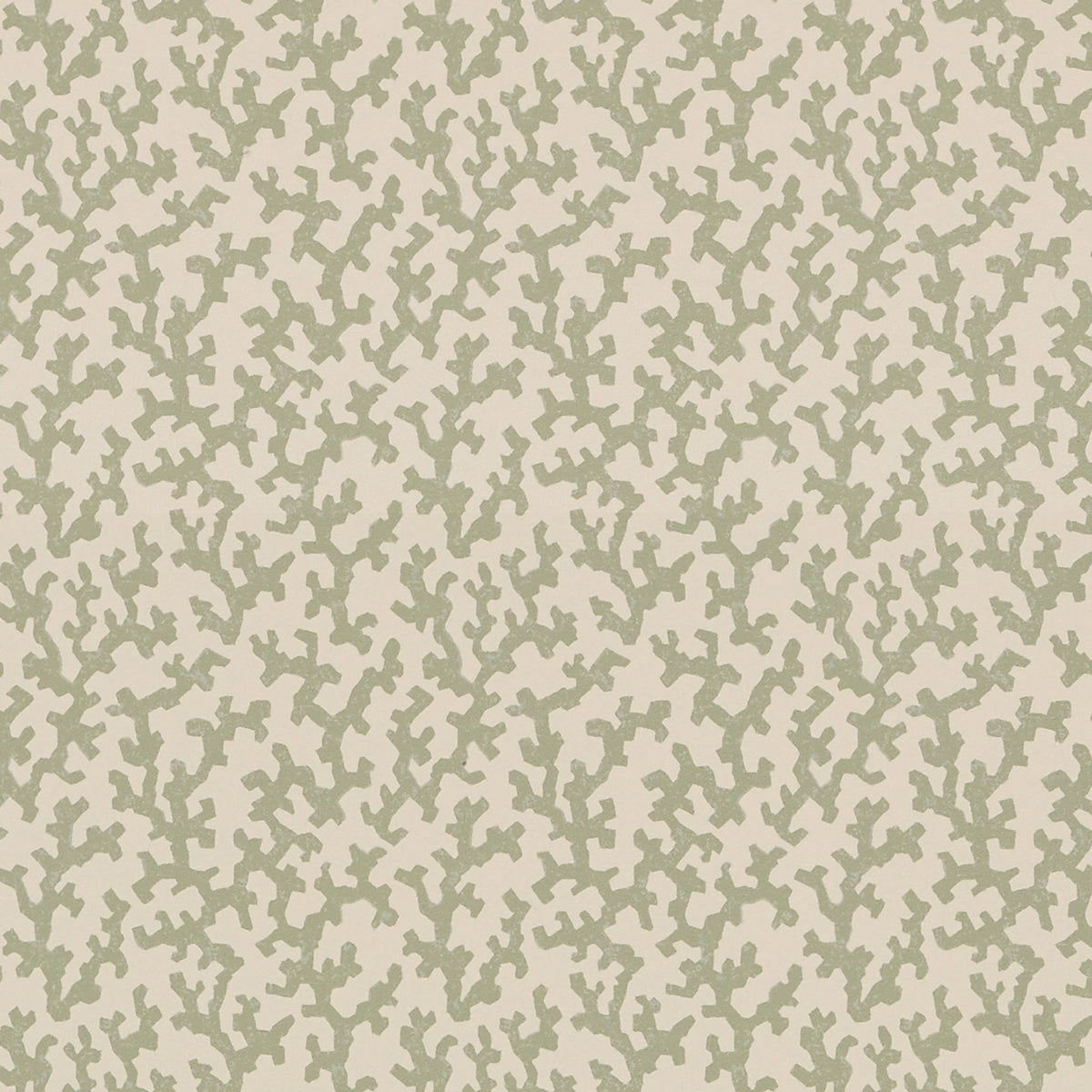 Folly wallpaper in sage color - pattern number 5008003 - by Schumacher in the Gazebo by Veere Grenney collection