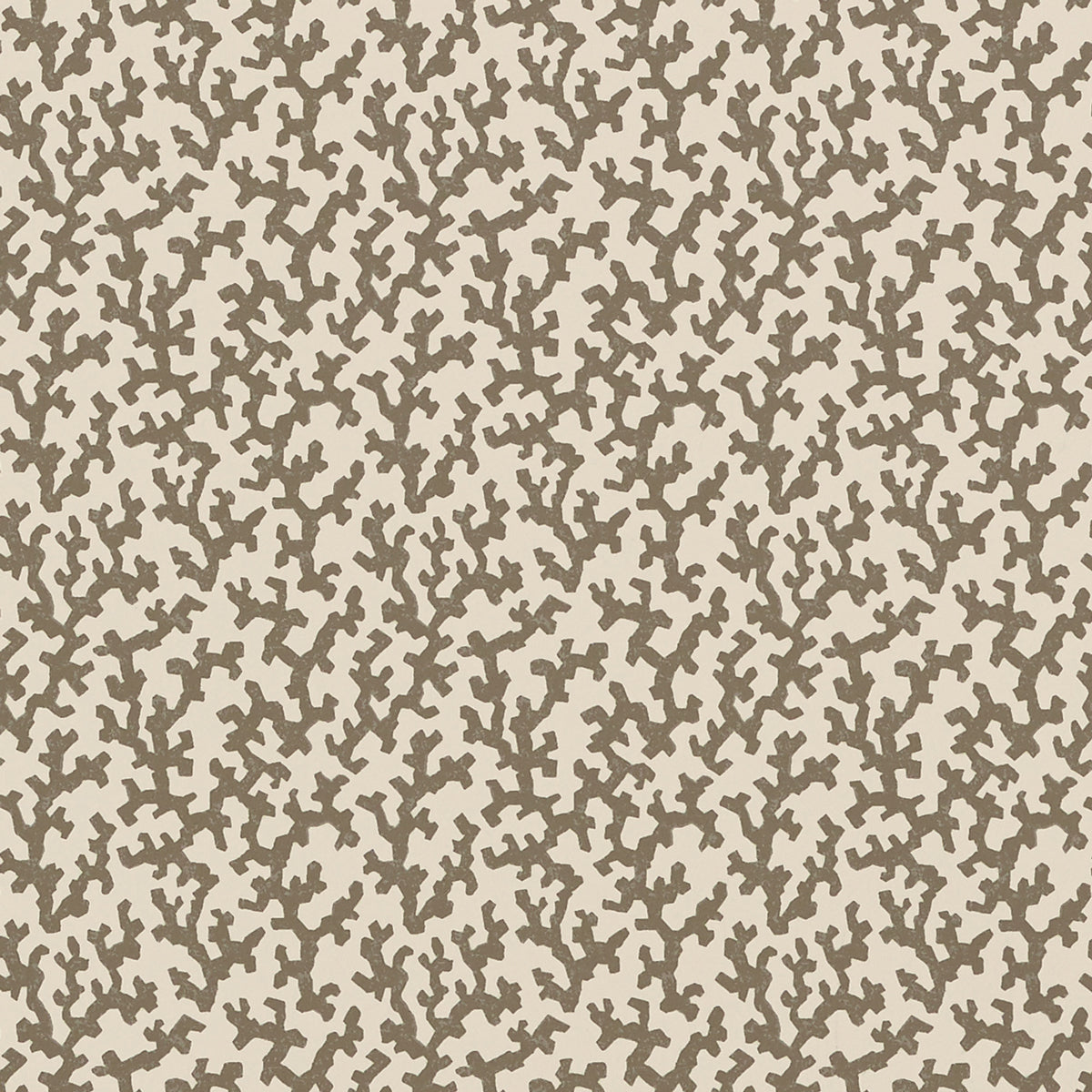 Folly wallpaper in berber brown color - pattern number 5008006 - by Schumacher in the Veere Grenney collection