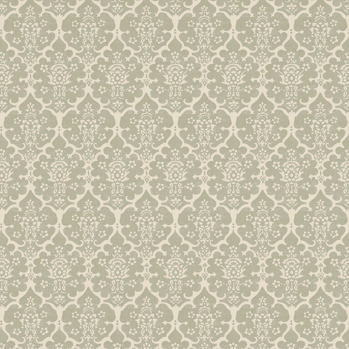 Burley wallpaper in sage color - pattern number 5008033 - by Schumacher in the Veere Grenney collection