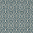 Burley wallpaper in peacock blue color - pattern number 5008035 - by Schumacher in the Veere Grenney collection