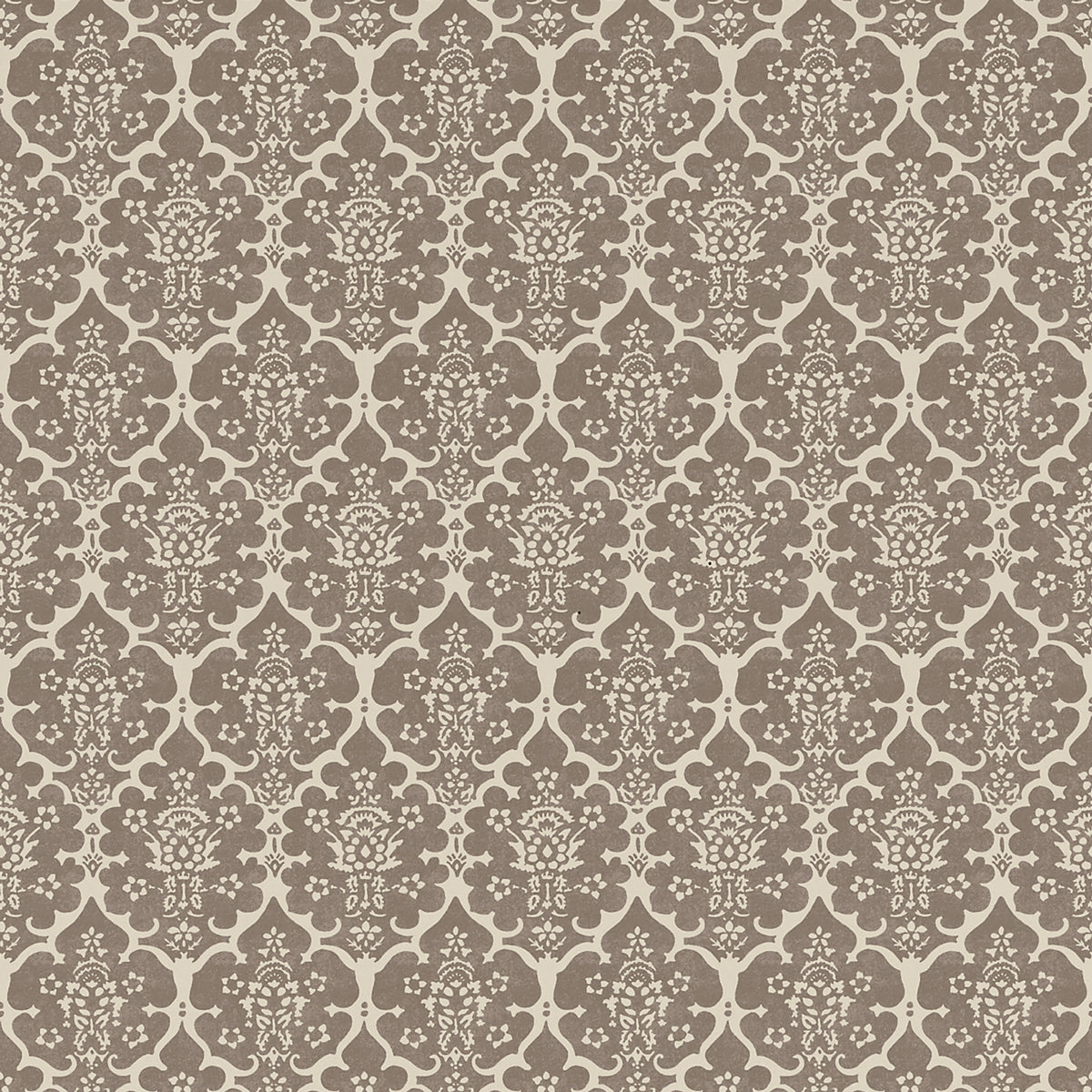 Burley wallpaper in berber brown color - pattern number 5008036 - by Schumacher in the Veere Grenney collection
