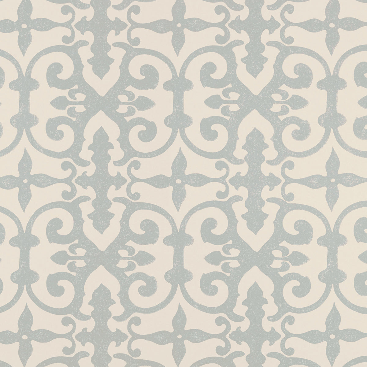 Ferne Park wallpaper in orpington blue color - pattern number 5008044 - by Schumacher in the Veere Grenney collection