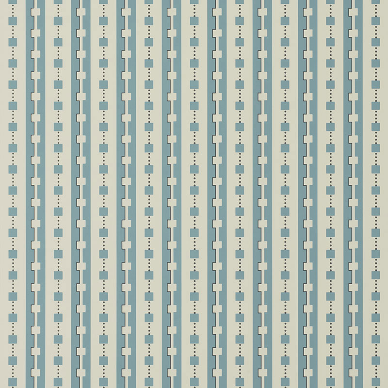 Plaza wallpaper in blues blue color - pattern number 5008122 - by Schumacher in the The Smart Set collection