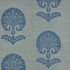 Ottoman Flower Sisal wallpaper in mineral color - pattern number 5008211 - by Schumacher in the Shangri La collection