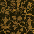 Shantung Silhouette Sisal wallpaper in gold on jet color - pattern number 5008254 - by Schumacher in the Shangri La collection