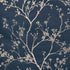 Twiggy Sisal wallpaper in indigo color - pattern number 5008293 - by Schumacher in the Moon River collection