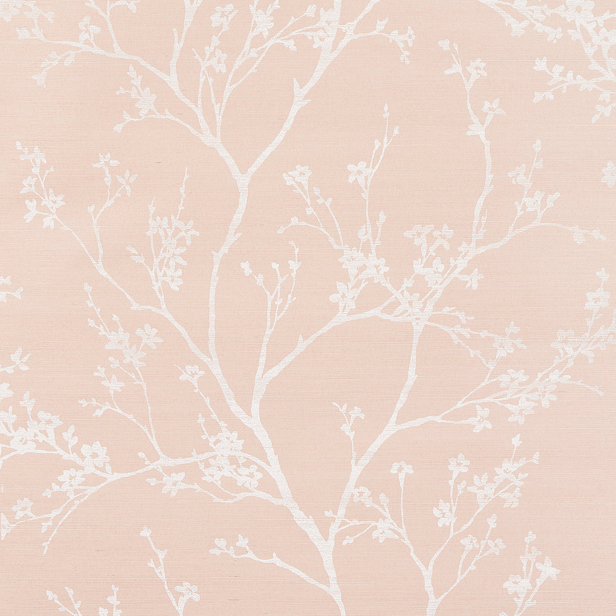 Twiggy Sisal wallpaper in petal color - pattern number 5008294 - by Schumacher in the Moon River collection