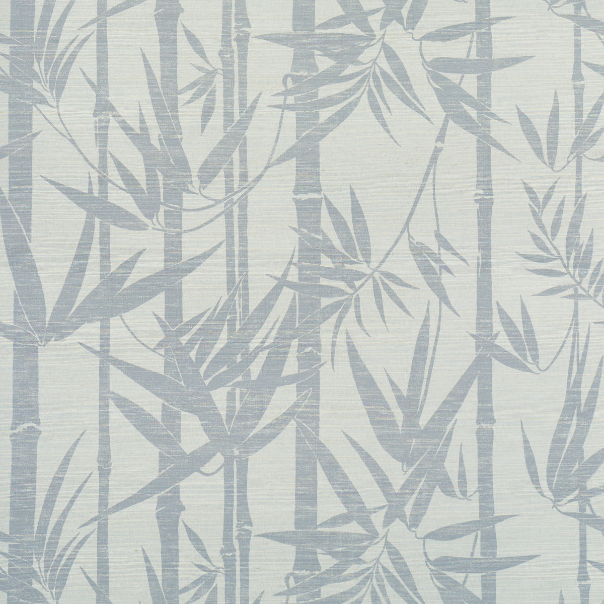 Les Bambous Sisal wallpaper in mineral color - pattern number 5008314 - by Schumacher in the Jacaranda collection