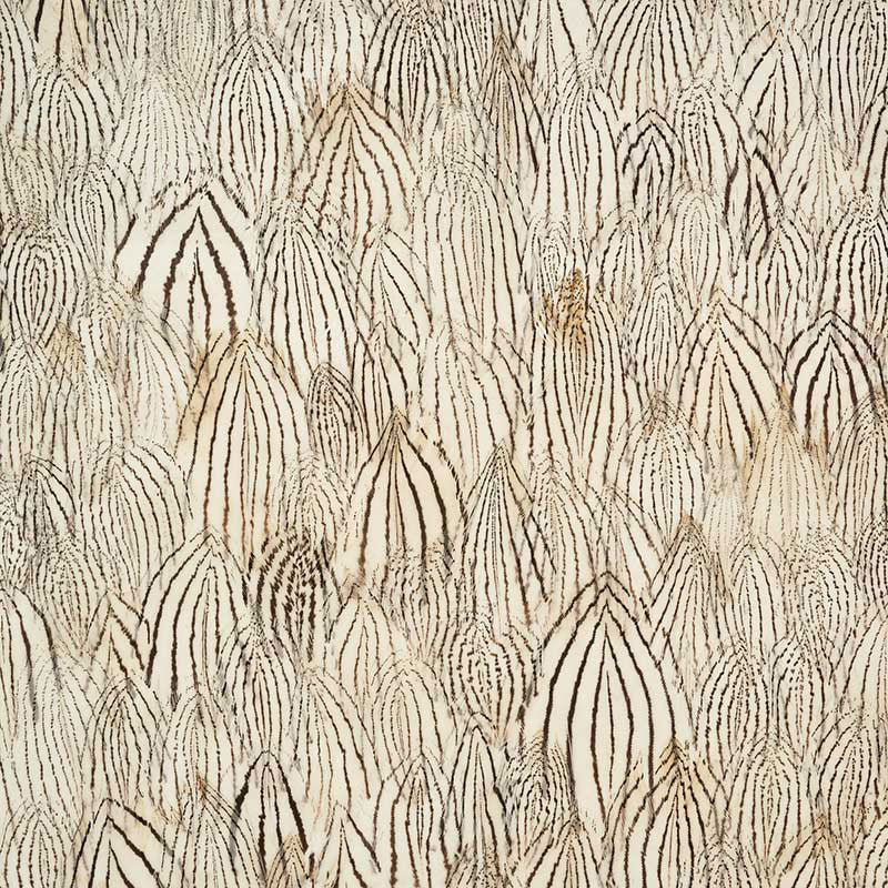 Diamond wallpaper in white peach color - pattern number 5008387 - by Schumacher in the Plume collection
