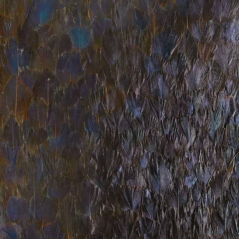 Sapphire wallpaper in bronze violet color - pattern number 5008398 - by Schumacher in the Plume collection