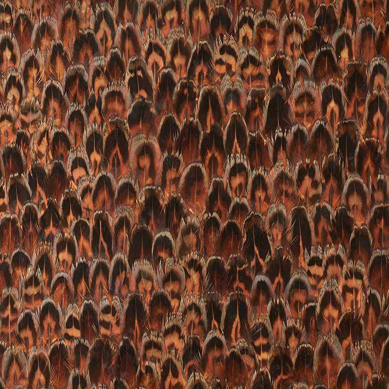 Agate wallpaper in chestnut color - pattern number 5008402 - by Schumacher in the Plume collection