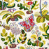 Exotic Butterfly wallpaper in multi color - pattern number 5008421 - by Schumacher in the Signature Schumacher collection