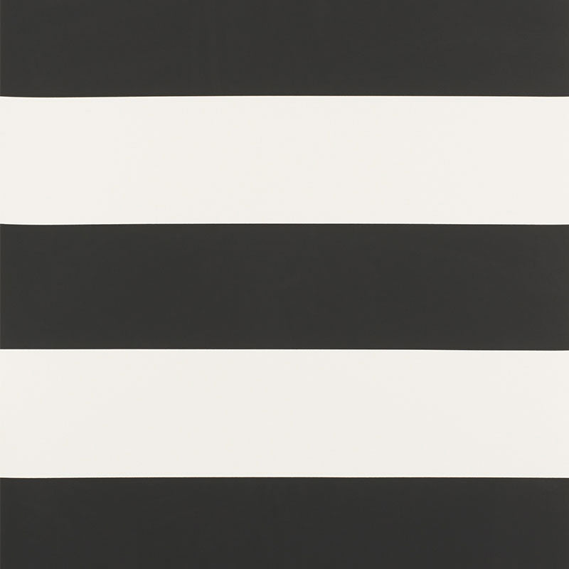 Baxter Stripe wallpaper in carbon color - pattern number 5008522 - by Schumacher in the Sophisticated Stripe collection