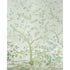Madame De Pompadour Panel Set fabric in green color - pattern number 5008543 - by Schumacher in the Panels Collection collection