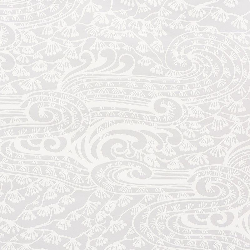 Mizu wallpaper in grey color - pattern number 5008731 - by Schumacher in the Mingei collection