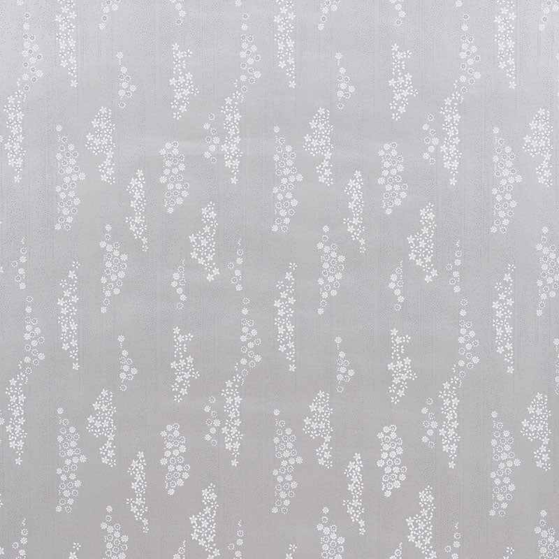 Taki Floral wallpaper in moonstone color - pattern number 5008741 - by Schumacher in the Mingei collection