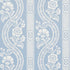 Versailles wallpaper in blue color - pattern number 5008772 - by Schumacher in the French Revolution collection
