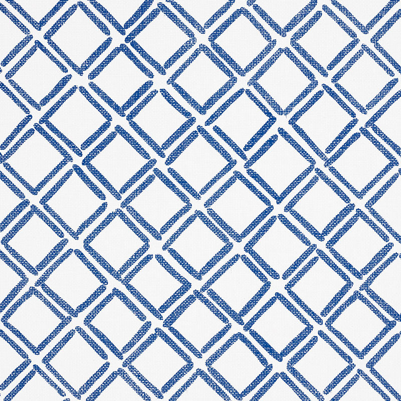 Dina Paperweave wallpaper in cobalt color - pattern number 5008860 - by Schumacher in the Textural Appeal collection