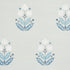 Floweret Sisal wallpaper in blues color - pattern number 5008910 - by Schumacher in the Textural Appeal collection