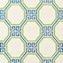 Octavia Sisal wallpaper in turquoise and palm color - pattern number 5008931 - by Schumacher in the Orient Express Schumacher collection