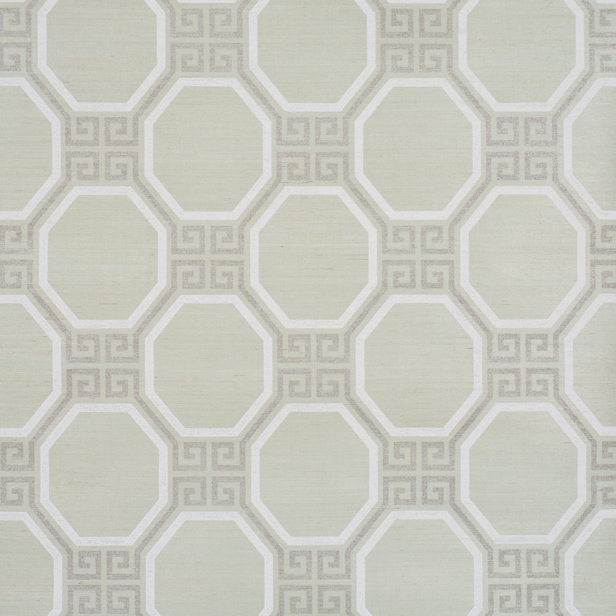 Octavia Sisal Wallpaper in mint color - pattern number 5008936 - by Schumacher in the Perennial Favorites collection