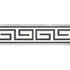 Britt Border fabric in graphite color - pattern number 5009060 - by Schumacher in the Happy Together collection