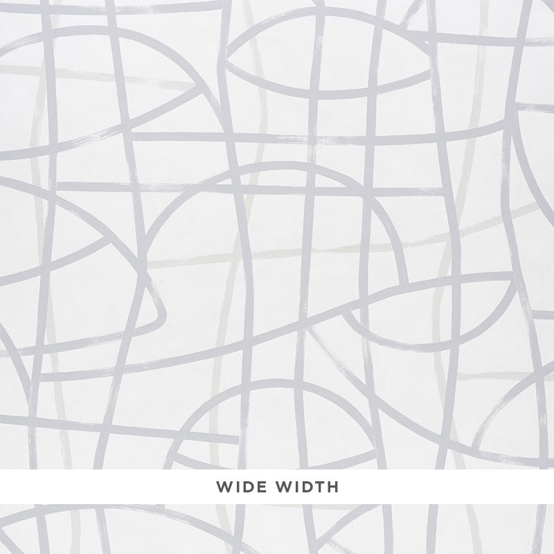 Abstratto wallpaper in stone color - pattern number 5009070 - by Schumacher in the Broad Strokes collection
