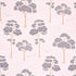Tree River wallpaper in blush color - pattern number 5009101 - by Schumacher in the Moon River collection