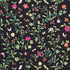 Floraison wallpaper in jet multi color - pattern number 5009112 - by Schumacher in the Signature Schumacher collection