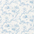 Toile De Fleurs wallpaper in delft color - pattern number 5009121 - by Schumacher in the Signature Schumacher collection