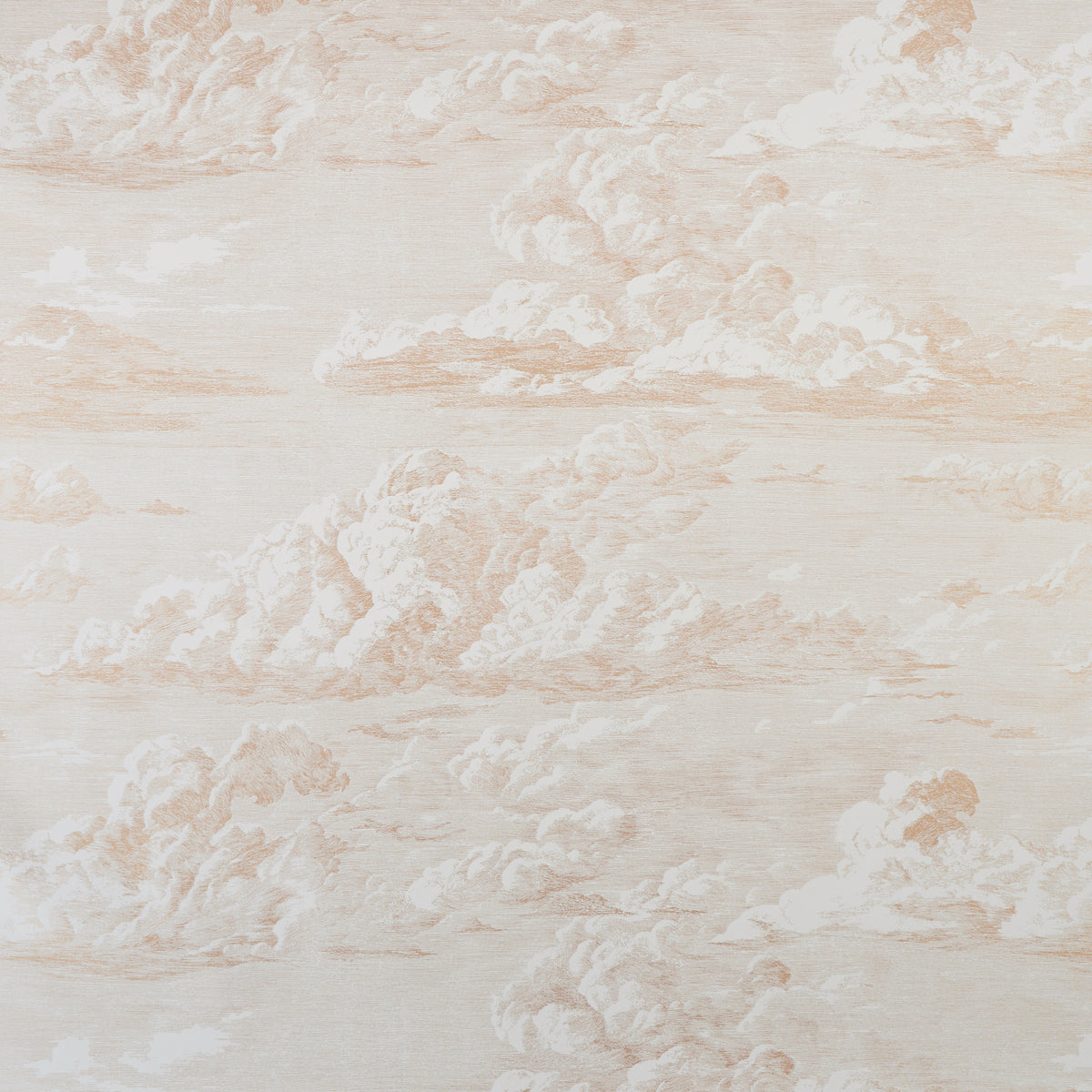 Cloud Toile wallpaper in gold color - pattern number 5009130 - by Schumacher in the Modern Glamour collection