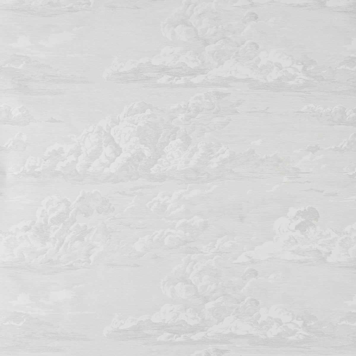 Cloud Toile wallpaper in quartz color - pattern number 5009131 - by Schumacher in the Modern Glamour collection