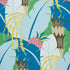 Ananas wallpaper in peacock color - pattern number 5009170 - by Schumacher in the Tropicana collection