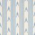 Santa Barbara Ikat wallpaper in china blue color - pattern number 5009223 - by Schumacher in the Mark D Sikes collection