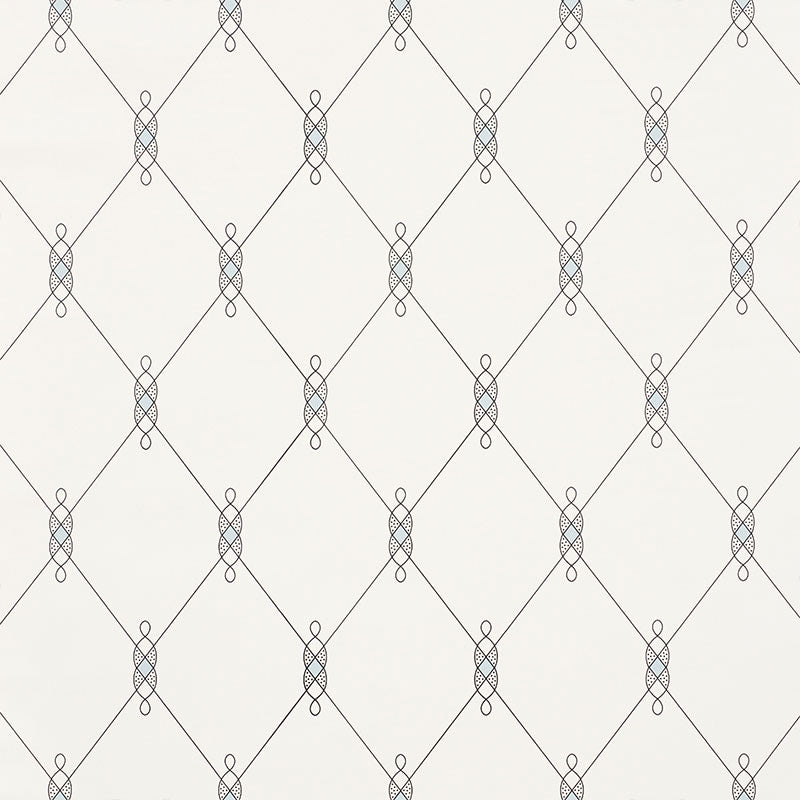 Diso fabric in blue color - pattern number 5009230 - by Schumacher in the David Oliver collection