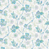 Emperors Vine wallpaper in peacock color - pattern number 5009290 - by Schumacher in the Ottoman Chic collection