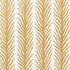 Creeping Fern fabric in gold color - pattern number 5009453 - by Schumacher in the Celerie Kemble collection