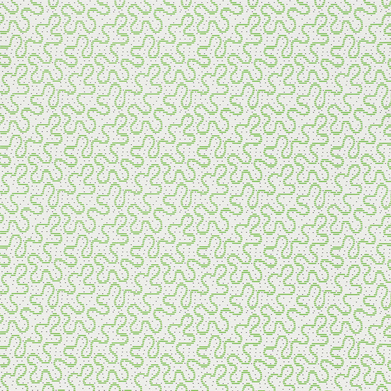 Meander fabric in moss color - pattern number 5009471 - by Schumacher in the Celerie Kemble collection