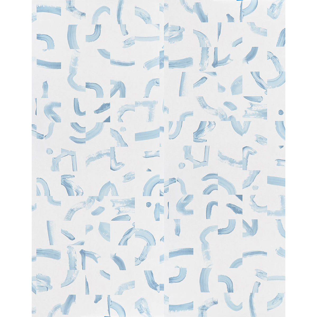 Sepiessa Panel Set wallpaper in sky color - pattern number 5009490 - by Schumacher in the Caroline Z Hurley collection