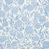 Chrysanthemum wallpaper in chambray color - pattern number 5009550 - by Schumacher in the Small Print Wallpapers collection