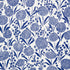 Chrysanthemum wallpaper in blue color - pattern number 5009552 - by Schumacher in the Small Print Wallpapers collection
