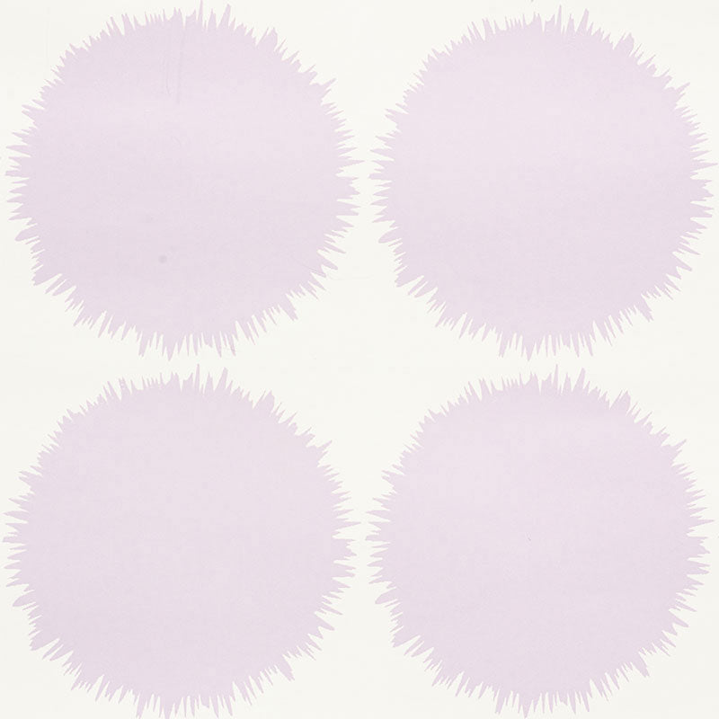 Fuzz wallpaper in lavender color - pattern number 5009581 - by Schumacher in the Studio Bon collection