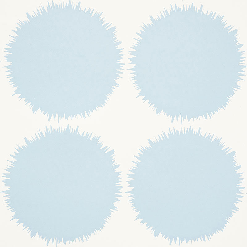 Fuzz wallpaper in sky color - pattern number 5009582 - by Schumacher in the Studio Bon collection
