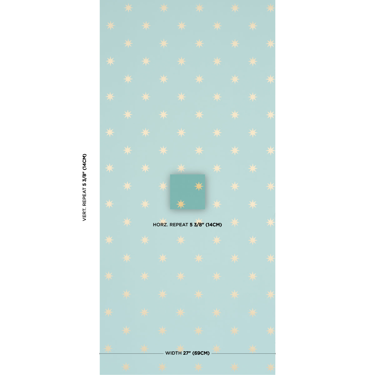 Stargaze Wallpaper in Grand Central color - pattern number 5009604 - by Schumacher in the American Heritage collection
