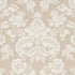 Simone Damask wallpaper in stone color - pattern number 5009612 - by Schumacher in the New Traditional collection